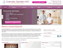 Tablet Screenshot of cosmetic-dentistry-nyc.com
